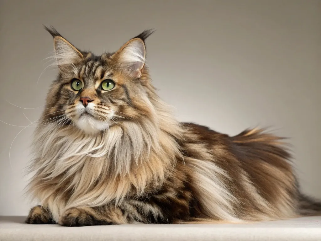 Maine Coon med imponerande päls